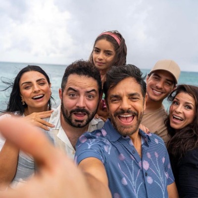 Aitana Derbez with her parents and half-siblings on a fun family vacation.